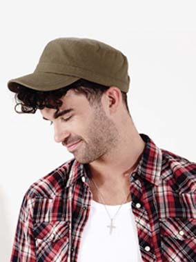 Cappelli con visiera beechfield cappellino army