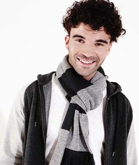 Sciarpe beechfield sciarpa a righe varsity