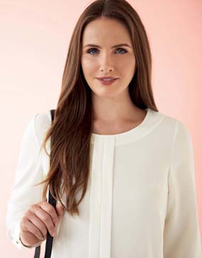 Giacche brook taverner camicetta in crêpe de chine -riola