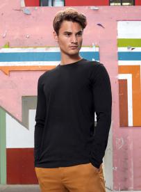 Magliette b&c maglietta maniche lunghe da uomo bio