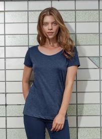 Magliette b&c triblend scollo a v donna