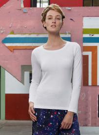 Magliette b&c maglietta organica a maniche lunghe da donna