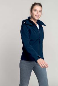 Giacche kariban giacca softshell con cappuccio da donna