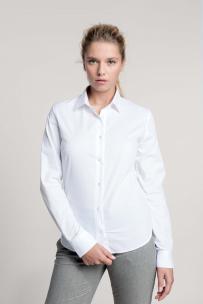 Camicie kariban camicia donna popeline maniche lunghe