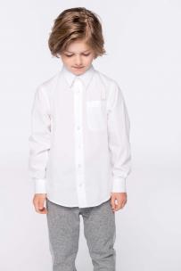 Camicie kariban camicia bambino popeline maniche lunghe