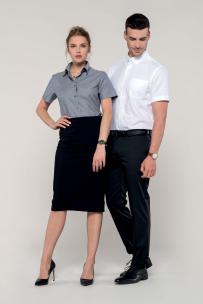 Camicie kariban camicia oxford donna a maniche corte