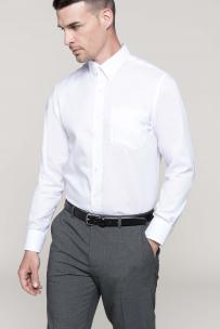 Camicie kariban camicia uomo maniche lunghe