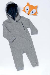 Abbigliamento per bambini kariban tutina baby con cappuccio