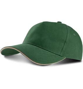 Cappelli con visiera k-up cappellino con visiera a sandwick 5 pannelli