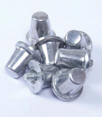 Attrezzature sportive proact confezione da 100 tacchetti alluminio conici