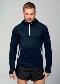 Felpe proact felpa sportiva con cappuccio 1/4 zip