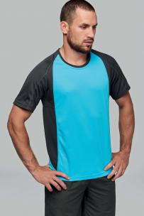 Magliette proact sport uomo girocollo > bicolore manica corta