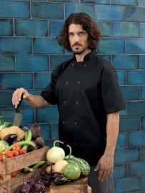 Giacche premier studded front chef's jacket giacca da cuoco maniche corte