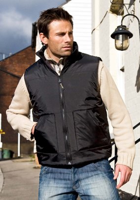 Giacche result gilet fleece lined