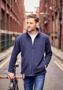 Giacche russell pile con zip intera outdoor