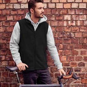 Gilet russell gilet in pile outdoor