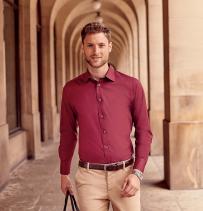 Camicie russell camicia stretch attillata maniche lunghe