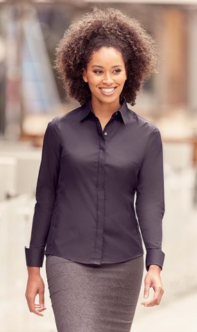 Camicie russell camicia donna ultimate stretch maniche lunghe