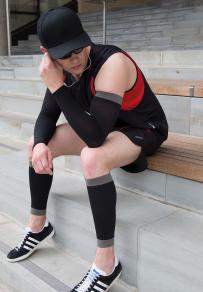 Attrezzature sportive spiro scaldamuscoli per braccia