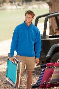Felpe fruit of the loom felpa con 1/4 zip