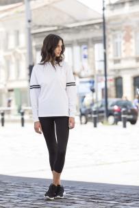 Pantaloni skinni fit legging 3/4 donna