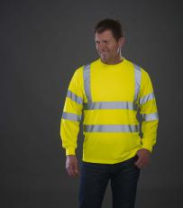 Magliette yoko maglietta a maniche lunghe ad alta visibilità